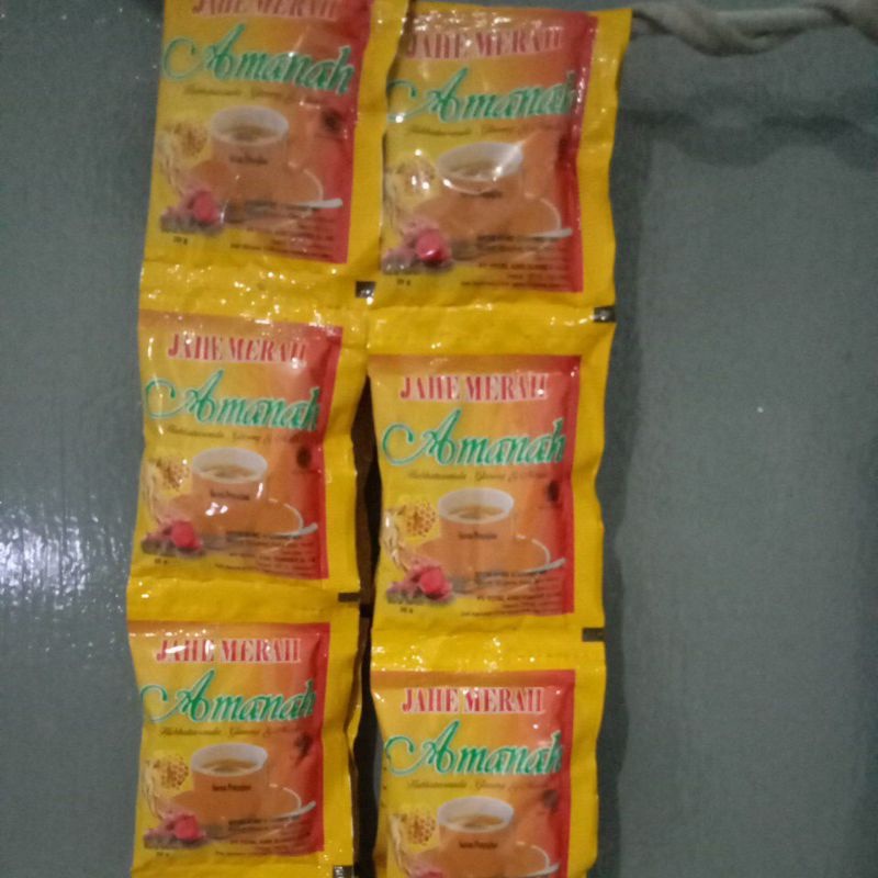 

Jahe Merah Amanah AMH isi 10 saset