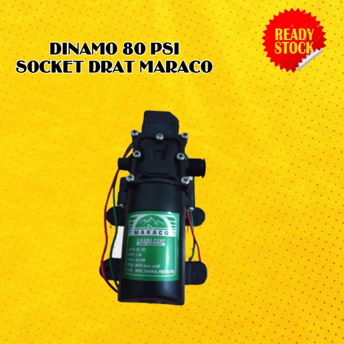 Dinamo Sock-Drat 80 Psi Maraco (Dinamo Cuci Motor, Mobil, Ac)