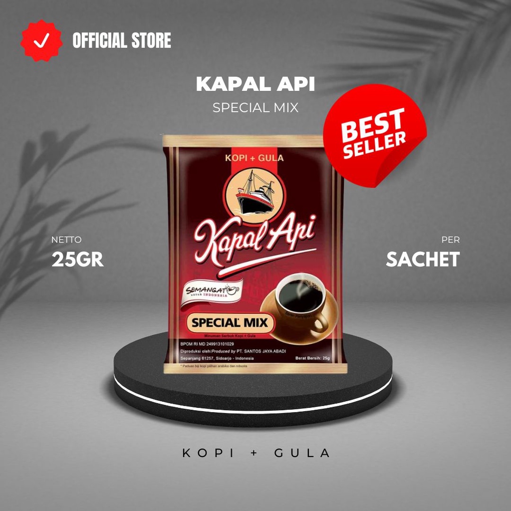 

[MEDICORP] Kapal api special mix PROMO MURAH kopi + gula bubuk per sachet