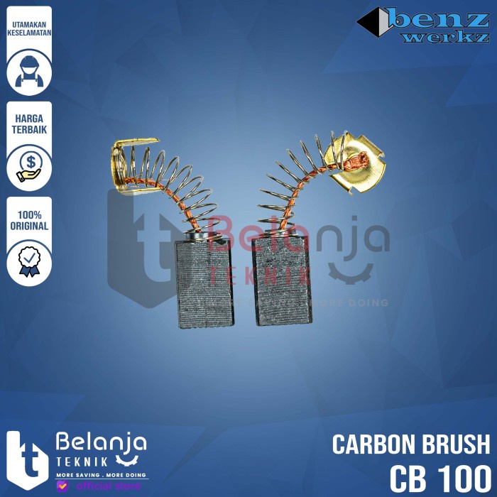 Benz Carbon Brush Bor CB 100 Kul Spul Arang Karbon Brush Circular Saw