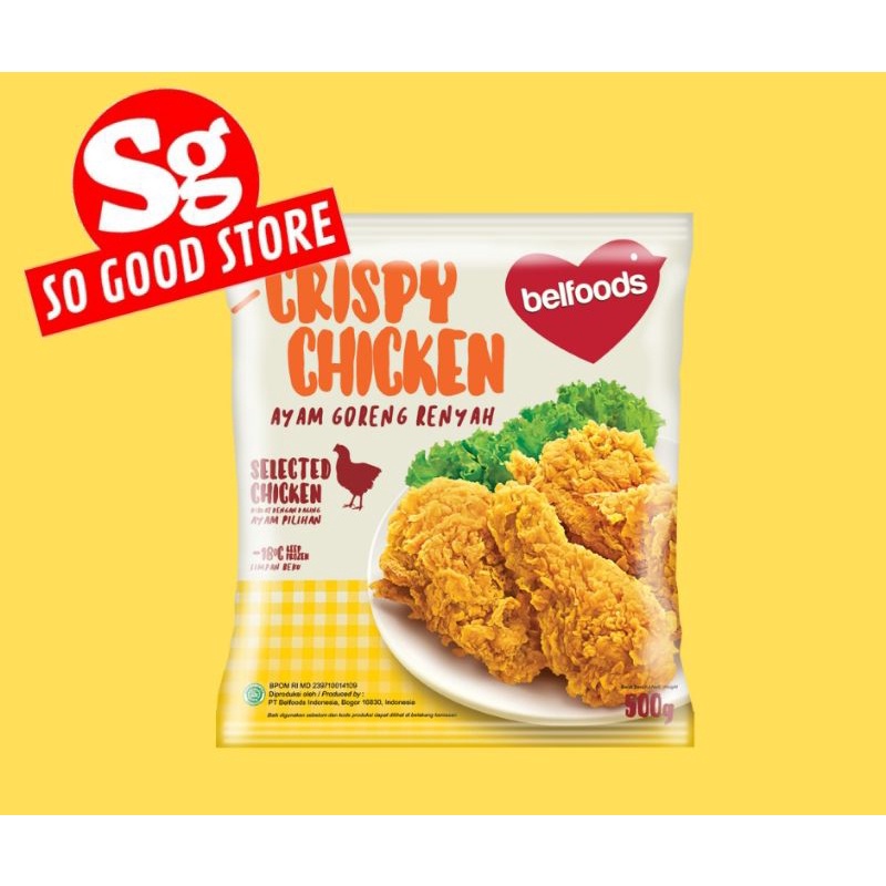 

BELFOODS ayam goreng renyah 500 gram crispy chicken