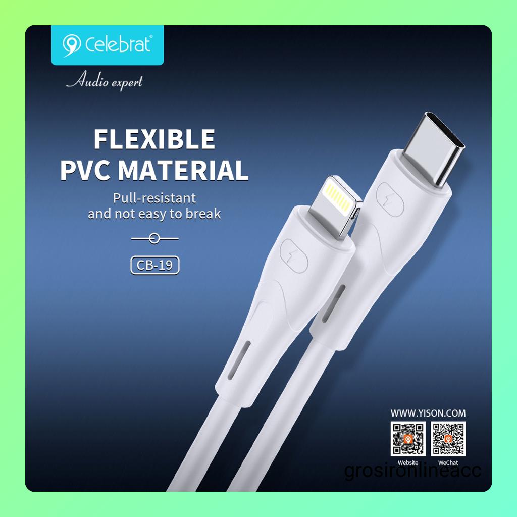 Kabel data Celebrat CB19T-i CBT19T-T CB09m CB09i CB09t charger chasan cable for android type C phone