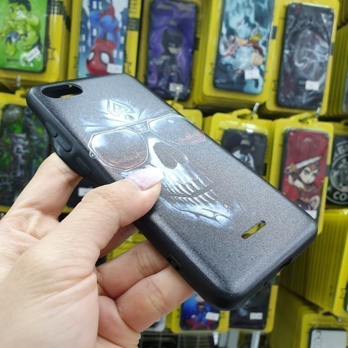 XIAOMI REDMI 3S 3 PRO 4A 4X 5A 6A S2 6X MIA2 6 PRO MIA2 LITE MI 8 NOTE 3 NOTE 5A NOTE 5 5 PRO - HOROR Soft Hard Case Skull