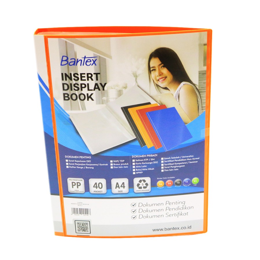 

TBMO PP DISPLAY BOOK A4 40P BANTEX MANGO 3145 64