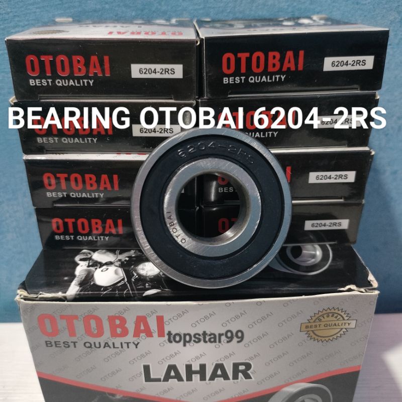 Kelahar Bearing Bering Laher lahar Otobai 6204 2RS 6301 2RS 6004 2RS 6300 2RS 6202 2RS 6200 2RS 6203 2RS 6201 2RS 6302 2RS Harga Satuan / 1Pcs