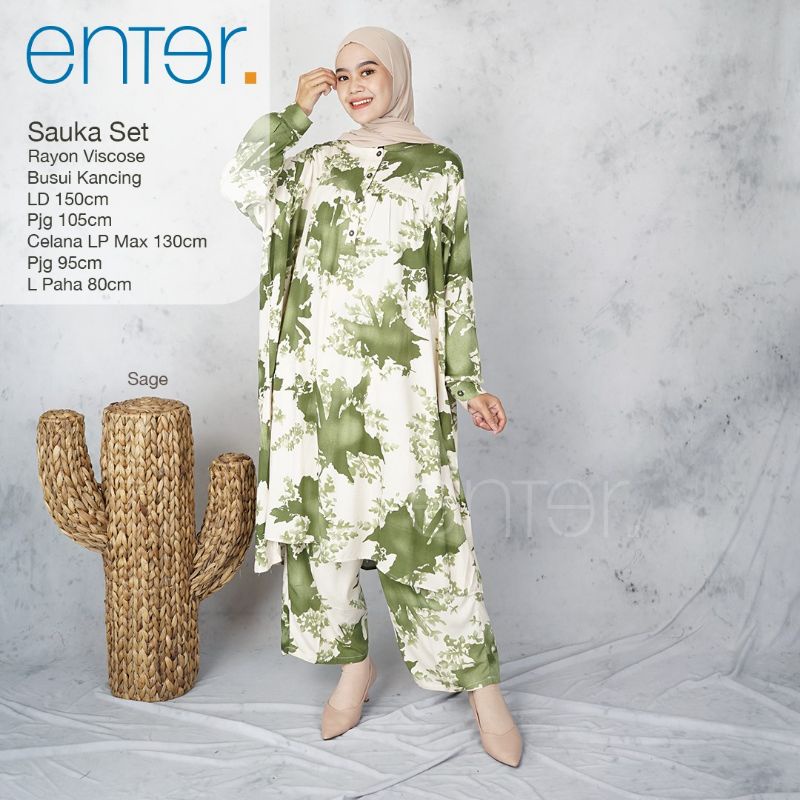 LD 150 BAJU SETELAN CELANA TUNIK ATASAN JUMBO BIGSIZE VIRAL TRENDY MUSLIMAH MUAT BB 130 DINAMIFTAH_