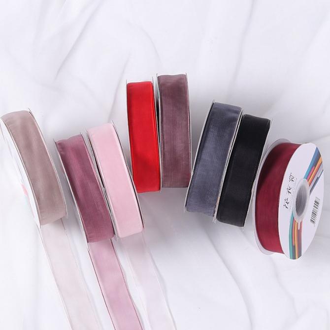 

Pita Kado Ribbon Semi Organza Import