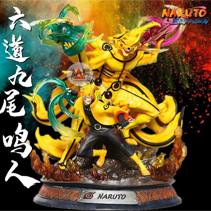 Jual Statue Naruto Kurama Sage Of Six Path Final Mode Kyuubi Rasen Shuriken Shopee Indonesia