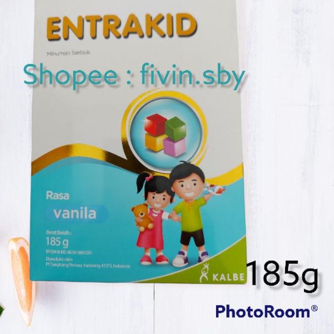 

EXCLUSIVE!ENTRAKID VANILA / COKELAT 185 G (Untuk anak Usia 1-5 Tahun)|KD2