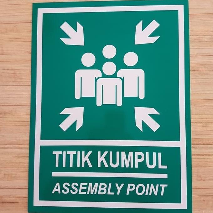 

SIGN PLAT K3 RAMBU SAFETY TITIK KUMPUL UKURAN 30X40CM