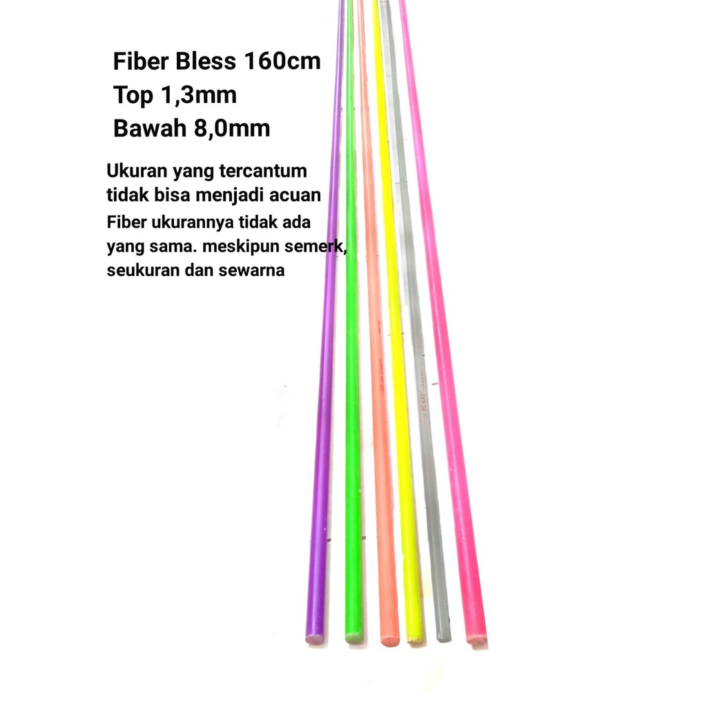 BLESS 160CM BLANK FIBER SOLID KAKU CUSTOM JORAN PANCING HIGH QUALITY PRODUK