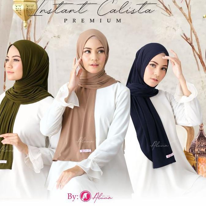 【MEGA SALE】 Instant Calista By Hijab Aluna Official | Jilbab | Hijab | Hijab Instan | Jilbab Instan 