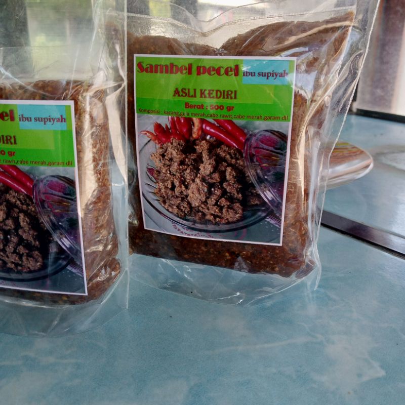 

sambal pecel asli kediri ibu supiyah