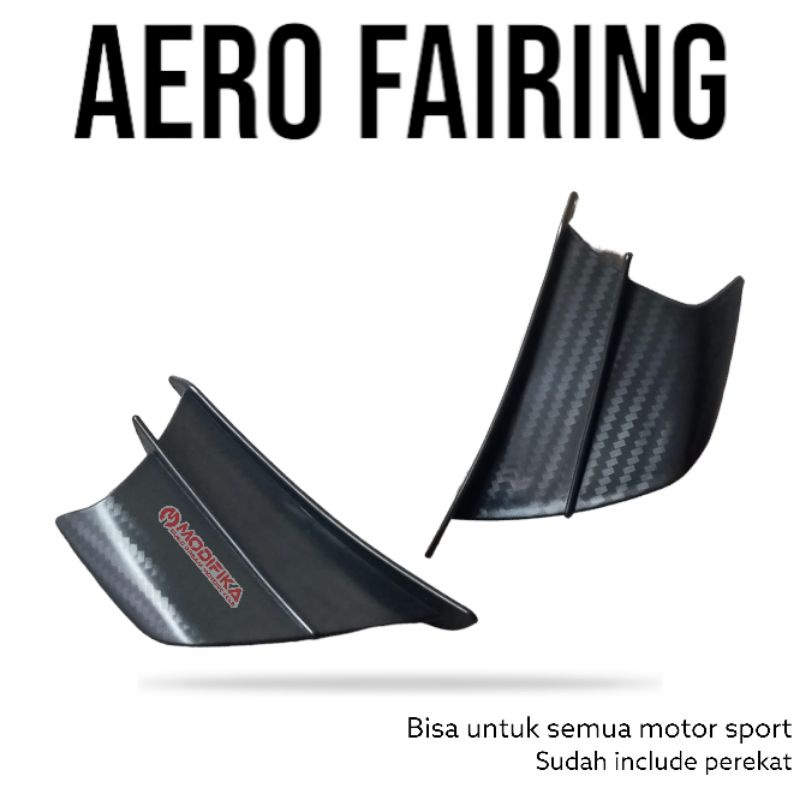 WINGLET SAYAP AEROFIN WINGSIDE AERO CBR250RR R25 NINJA250 R15 KTM GSX CBR150 R1