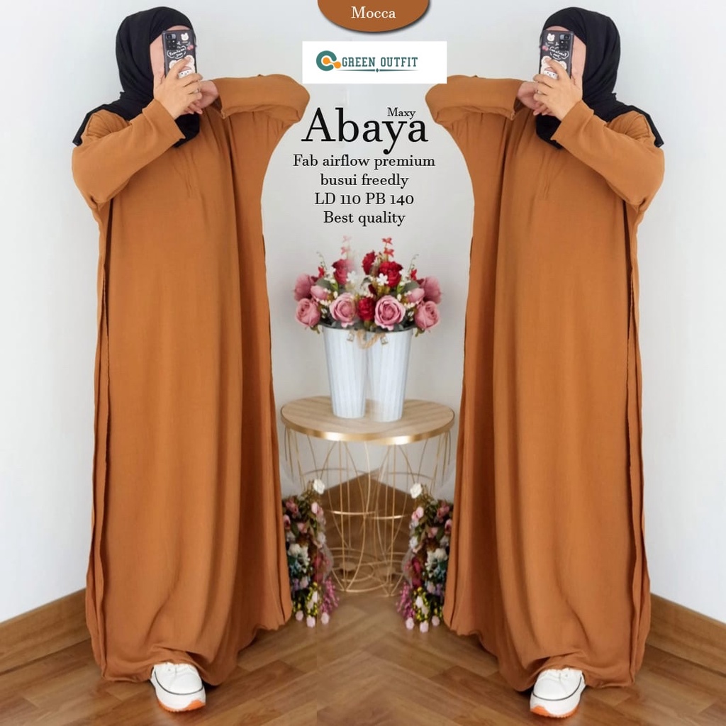 abaya dress dres gamis maxy maxi pakaian baju gaun syari polos super jumbo big size ld 130 xxxxl ove