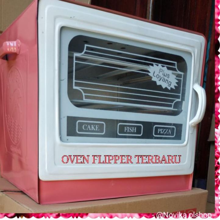 Terlaris OVEN CAKE FLIPPER WARNA / OVEN TANGKRING / OVEN KOMPOR / OVEN DI ATAS KOMPOR WARNA CANTIIK