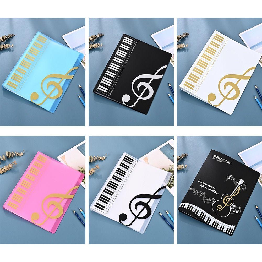Suyo Folder Skort Musik 6warna Music Clip Document Storage Organizer Piano Music Clip