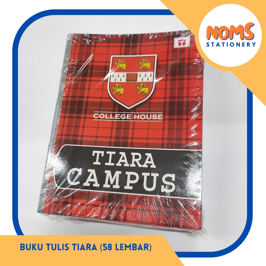 

Buku Tulis Tiara 58 lembar uk Kwarto 16x21cm (1 pack isi 10 buku)