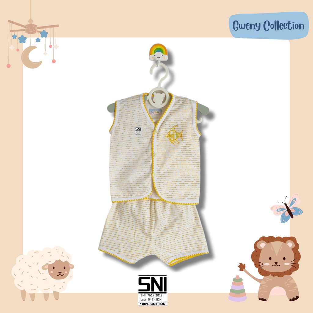 SETELAN BAJU BAYI TANPA LENGAN, LENGAN PENDEK, LENGAN PANJANG UNISEX COTTON MURAH (ADNWG)