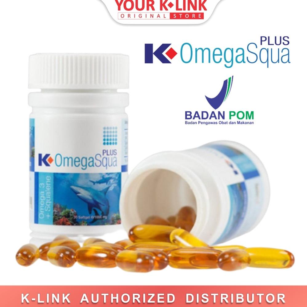 

[BAYAR DITEMPAT] Kapsul Omega 3 Squalene K Omega Squa Plus Original K Link