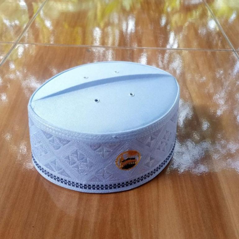 Songkok peci haji putih logo kaba Peci putih polos peci putih madinah peci putih anak peci putih mal