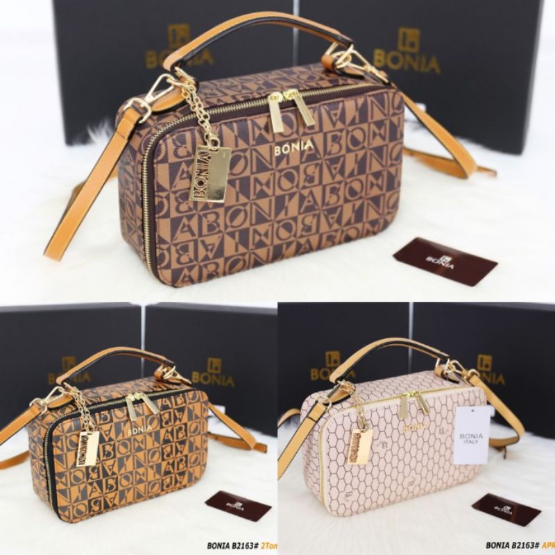 Tas Slempabg BONIA Handbags B2163#Yz Motif 2163 bonia batam bonia premium Slingbag Bonia Handbag bon