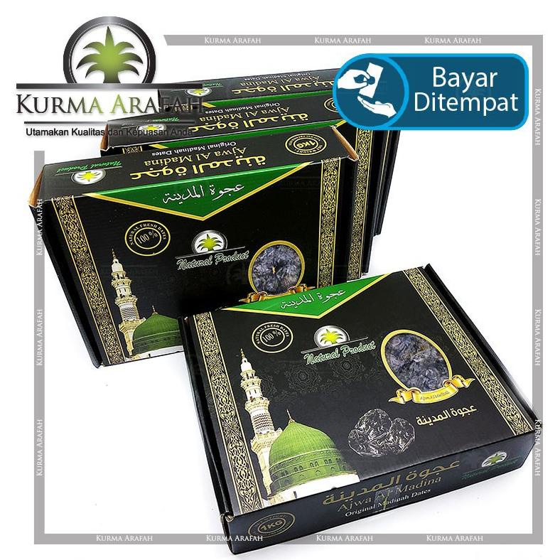 

[BAYAR DITEMPAT] Kurma Ajwa Madinah 1kg