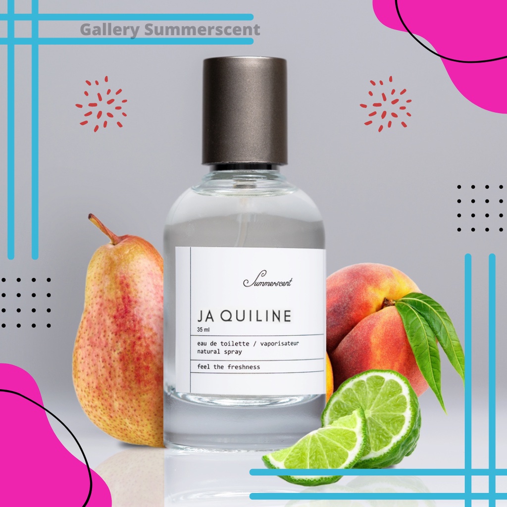 Parfum Wanita Pria Unisex Parfume Original Wangi Tahan Lama Summerscent Ja Quiline 35 ML