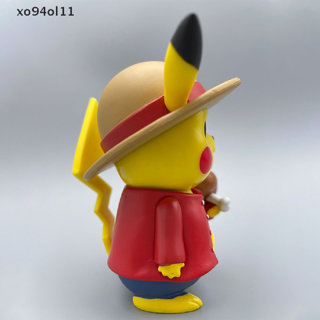 Xo Anime Pokemon Figure Pikachu Cosplay One Piece Luffy Dragon Ball Buu Figure Mainan OL