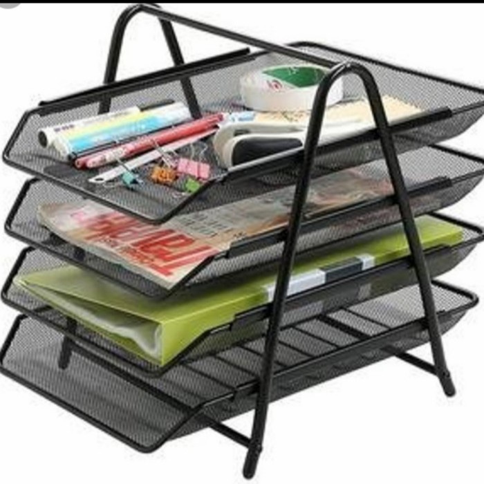 

STOK TERBATAS Tray Besi 4 Susun V-Tec / Rak Dokumen Besi 4 Susun Code 3150