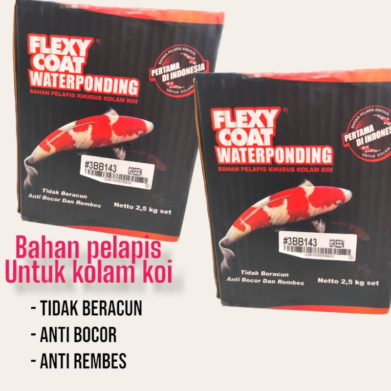 FLEXYCOAT WATERPONDING / Cat kolam koi / cat kolam anti rembes