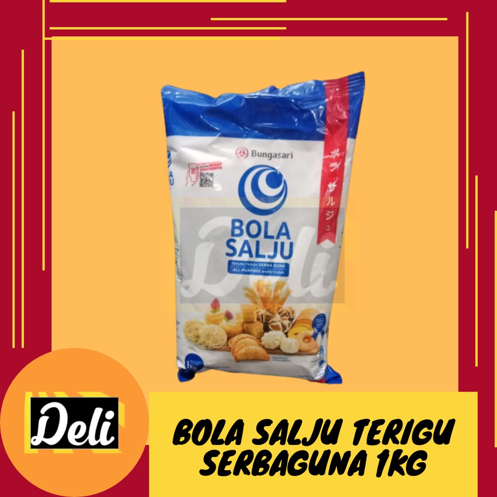 

Bola Salju Bungasari Tepung Terigu Serbaguna Kemasan Pabrik 1kg