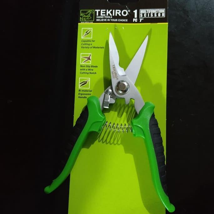 

TEKIRO MULTIFUNCTION SCISSOR 7 inch GUNTING MULTIFUNGSI 7 GT-MS1805