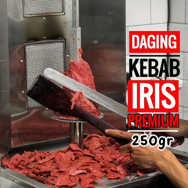 

Daging kebab Iris 250gr