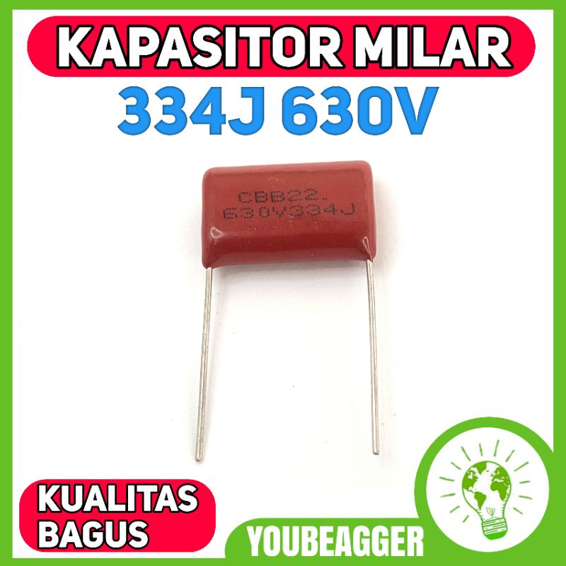 Kapasitor milar 334j 630v