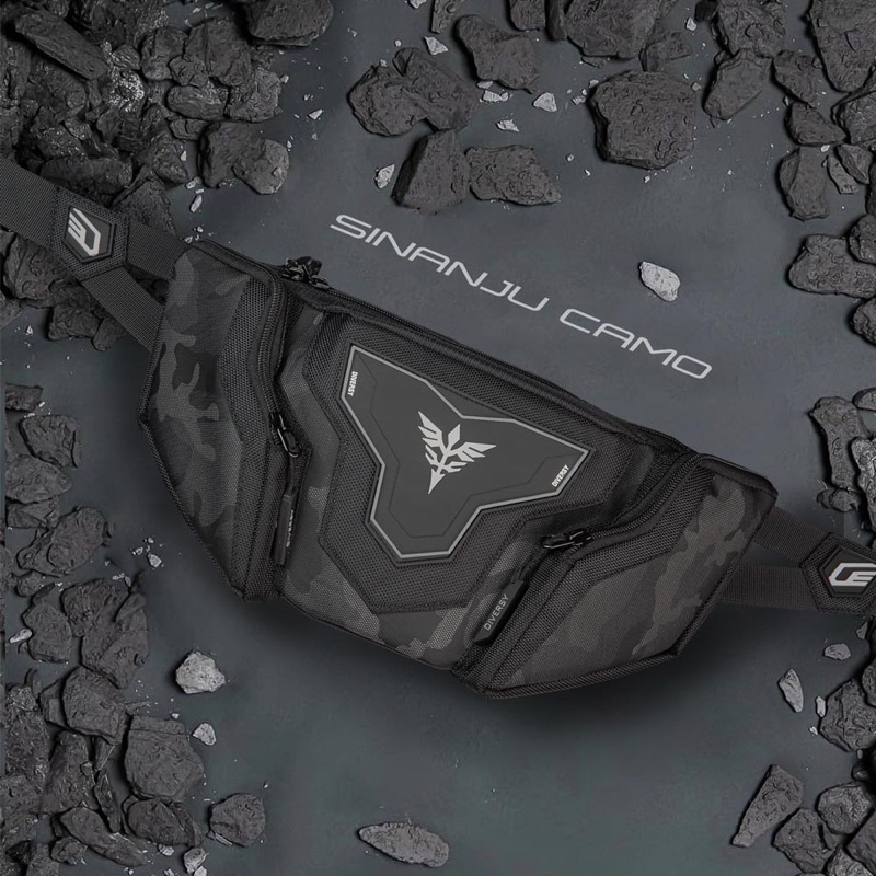GUNDAM SINANJU CAMO Waist Bag Premium for Men