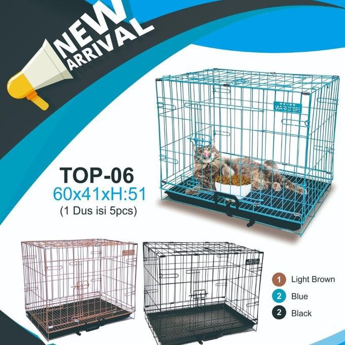 PET CAGE MARKOTOPS TIPE 02 61CM KANDANG HEWAN KUCING ANJING KELINCI