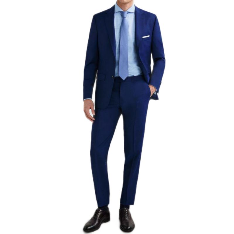 Setelan jas dan celana pria warna navy, setelan 2 in 1,setelan jas kantor,setelan jas nikah,jas form