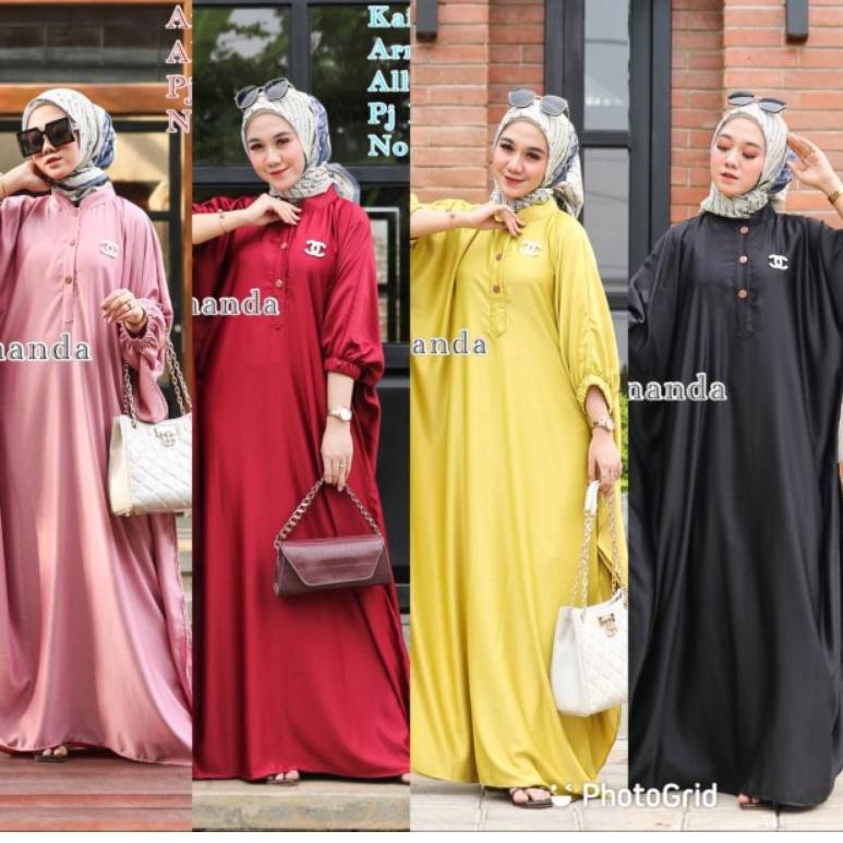Gamis Kaftan Jumbo Polos//Kaftan Armani Silk Premium ‑ NGS.21De22ᴼ