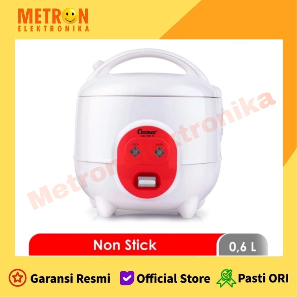 COSMOS CRJ 1001 PENANAK NASI / MAGIC COM 0.6 LITER / CRJ1001