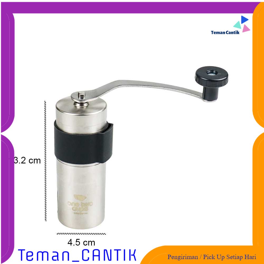 TC - DPR One Two Cups Alat Penggiling Kopi Manual Coffee Grinder - RHNHA0176