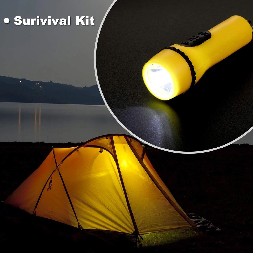 [Harga Grosir] [Warna Random] Senter Portable Travel Untuk Camping Senter Praktis Mini Dengan Gantungan Kunci Pocket Light Torch for Emergency Handheld Senter Mini LED