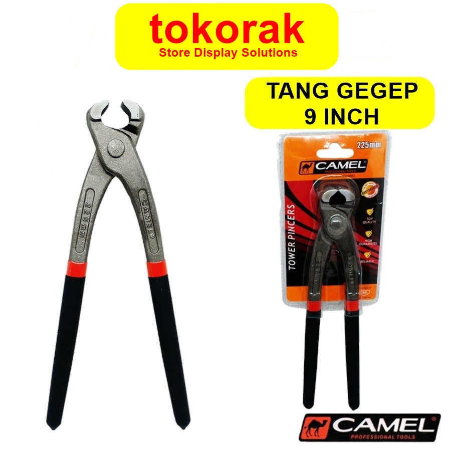 TANG GEGEP 9 INCH CAMEL TANG CATUT POTONG KAWAT KAKAK TUA TOWER PINCER