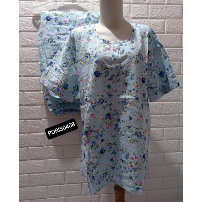 Baju Tidur HOKI SHEILA CPXXL Jumbo katun (fantasy flower)