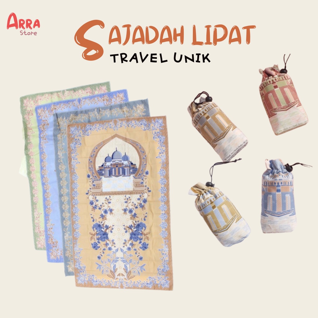 Sajadah Lipat Travel Unik Souvenir