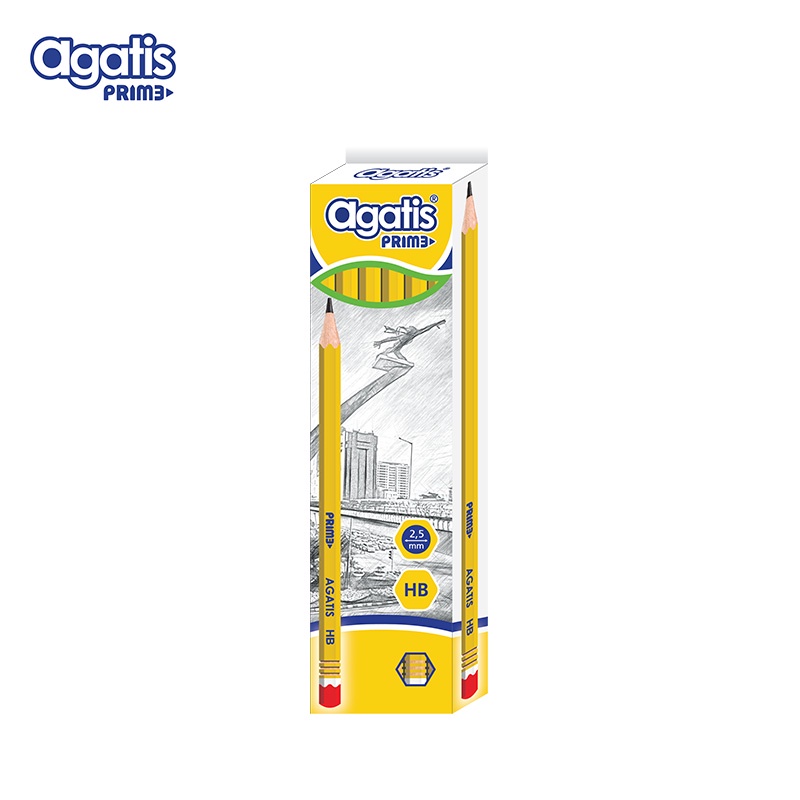 

Wooden Pencil Agatis Prime HB - Dozen