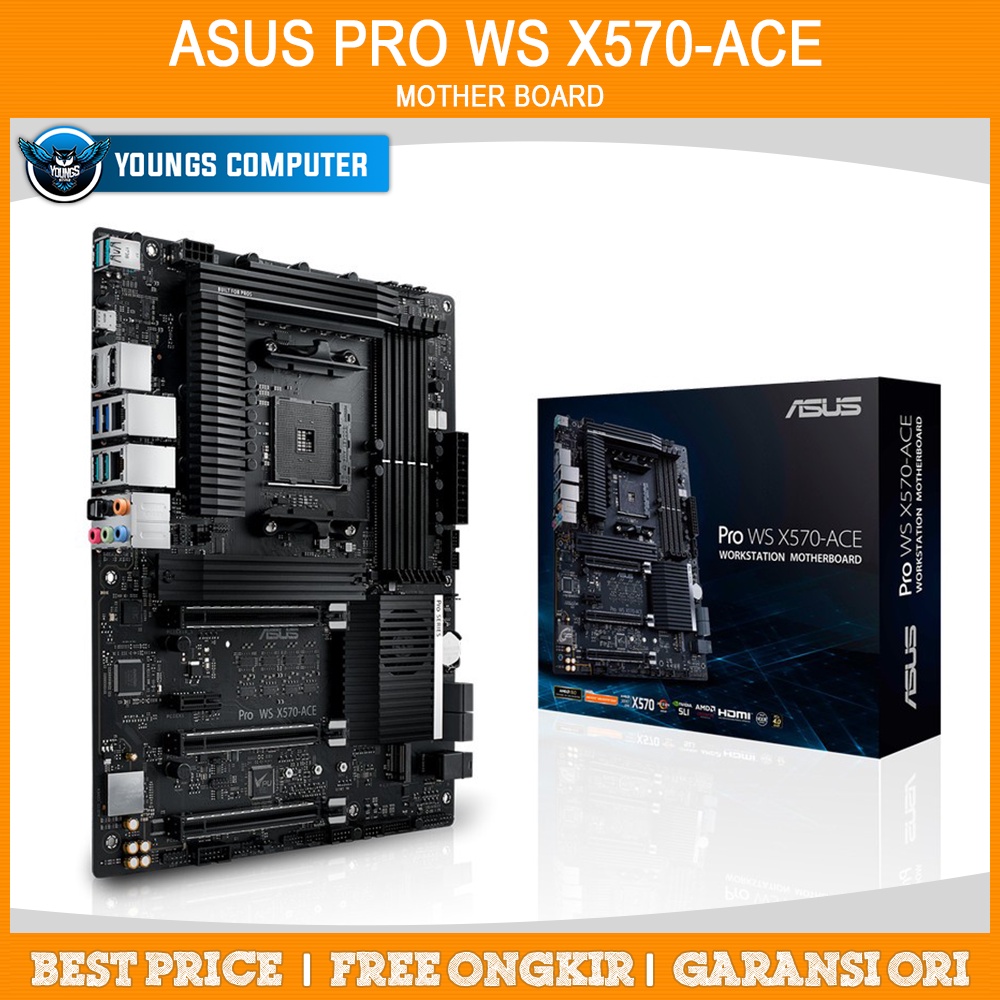 ASUS PRO WS X570-ACE | AMD AM4 X570 ATX Workstation Motherboard