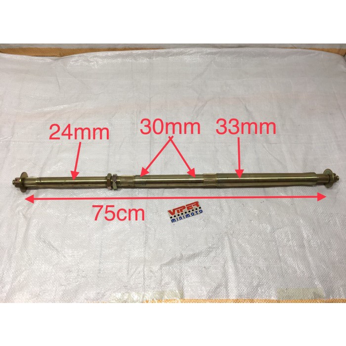 As Roda Belakang Atv 150-200, Buggy, Gokart As & Mur Only #Original