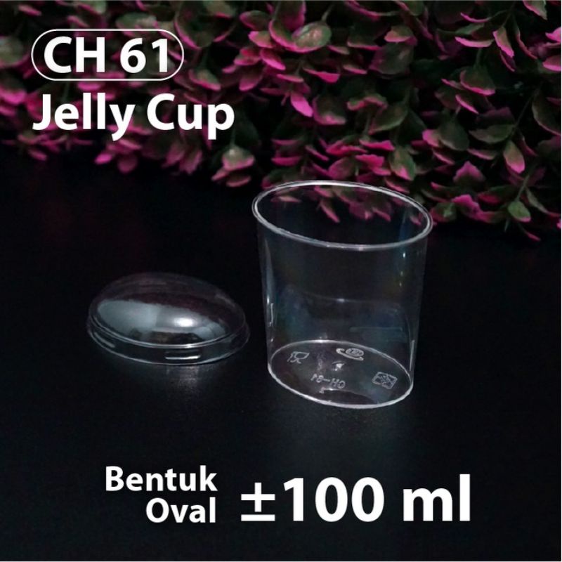 CUP PUDING / CUP CAKE ISI 10 PCS - OVAL