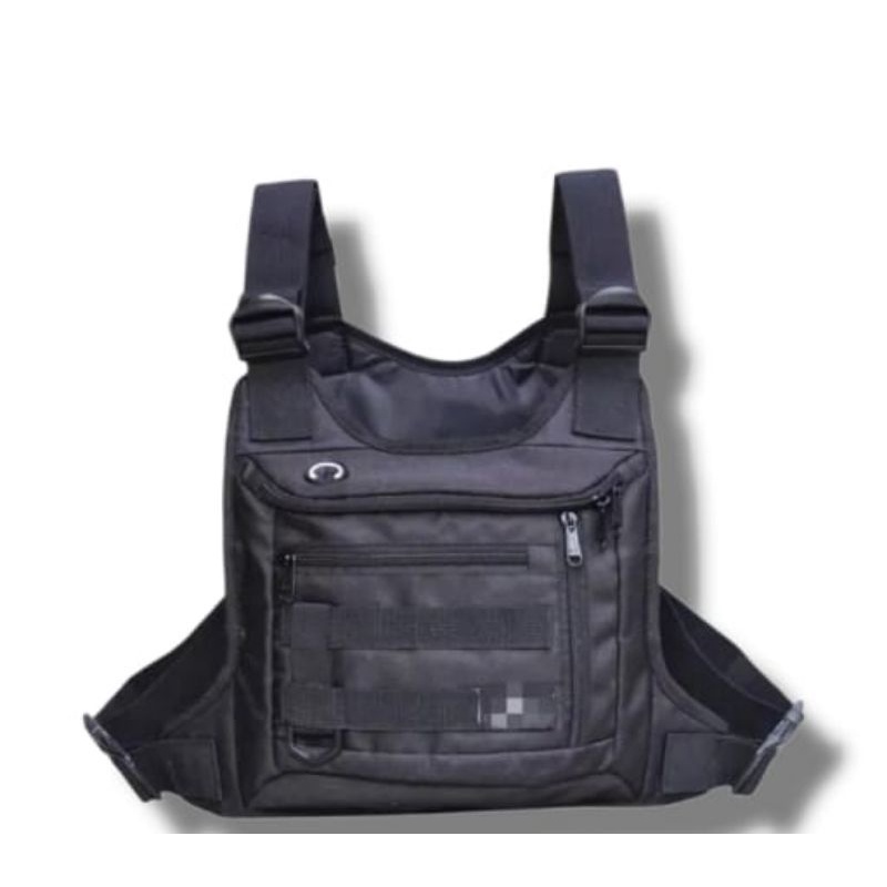 Chest Bag Mercury Black Tas Dada Tactical Rig Bag Outdoor